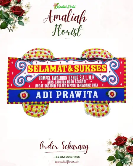 Papan Bunga Ucapan Selamat Dakiring